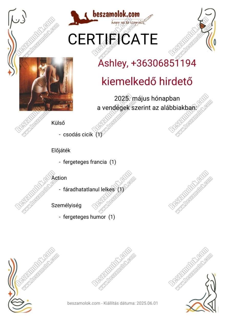 Ashley - +36 30 685 1194 - francia imado foto